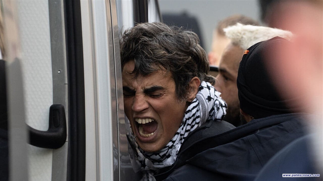 اعتقال عشرات الأشخاص باحتجاجات مؤيدة لفلسطين